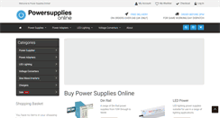 Desktop Screenshot of powersuppliesonline.co.uk